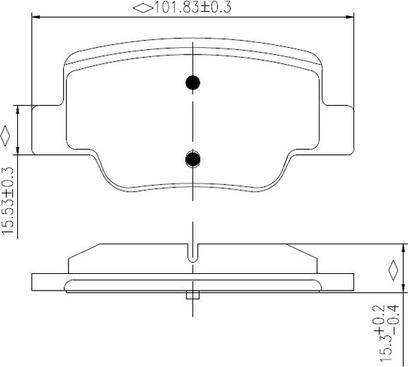 National NP2977 - Тормозные колодки, дисковые, комплект autospares.lv