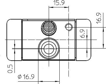 National NWC5091 - Колесный тормозной цилиндр autospares.lv