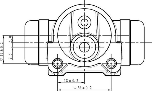 National NWC5056 - Колесный тормозной цилиндр autospares.lv