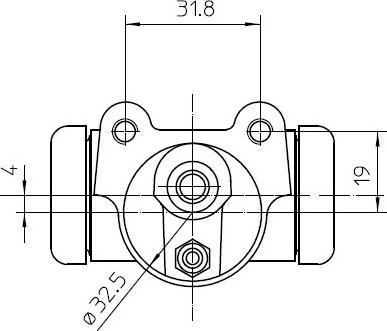 National NWC5064 - Колесный тормозной цилиндр autospares.lv