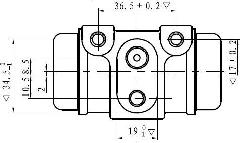 National NWC5004 - Колесный тормозной цилиндр autospares.lv