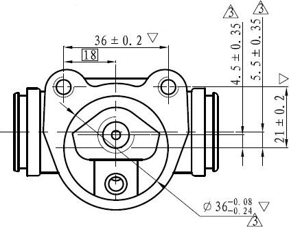 National NWC5008 - Колесный тормозной цилиндр autospares.lv