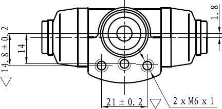 National NWC5007 - Колесный тормозной цилиндр autospares.lv