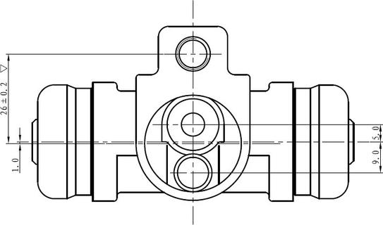 National NWC5024 - Колесный тормозной цилиндр autospares.lv