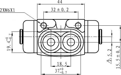 National NWC5025 - Колесный тормозной цилиндр autospares.lv