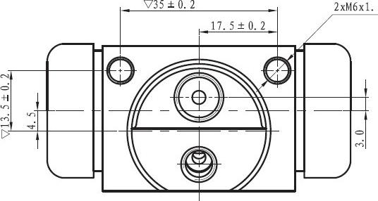 National NWC5075 - Колесный тормозной цилиндр autospares.lv