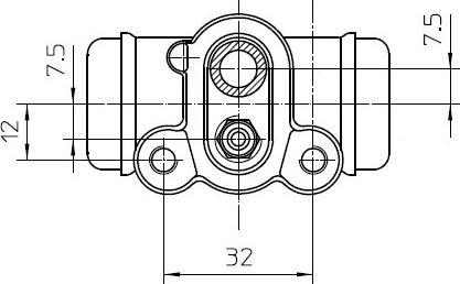 National NWC5077 - Колесный тормозной цилиндр autospares.lv