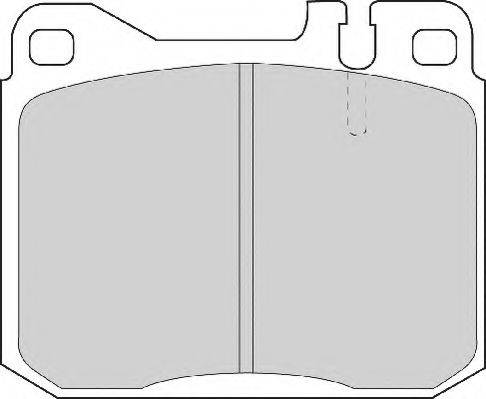 MGA MGA182 - Тормозные колодки, дисковые, комплект autospares.lv