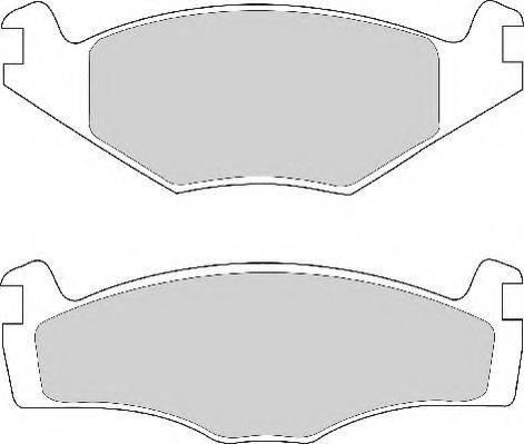 Necto FD4154N - Тормозные колодки, дисковые, комплект autospares.lv