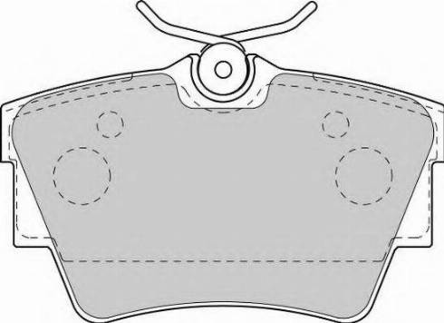 Necto FD6945N - Тормозные колодки, дисковые, комплект autospares.lv