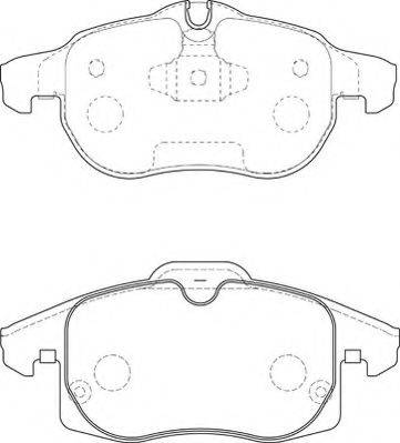 Necto FD6947N - Тормозные колодки, дисковые, комплект autospares.lv