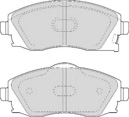 Necto FD6960N - Тормозные колодки, дисковые, комплект autospares.lv