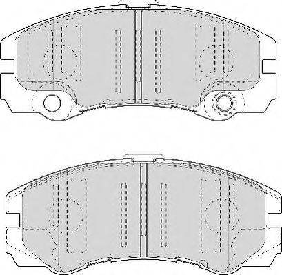 Necto FD6986N - Тормозные колодки, дисковые, комплект autospares.lv