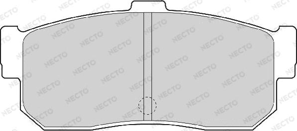 Necto FD6936A - Тормозные колодки, дисковые, комплект autospares.lv