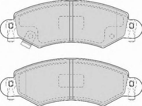 Necto FD6922N - Тормозные колодки, дисковые, комплект autospares.lv