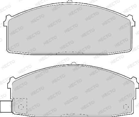 Dynamatrix DBP717 - Тормозные колодки, дисковые, комплект autospares.lv