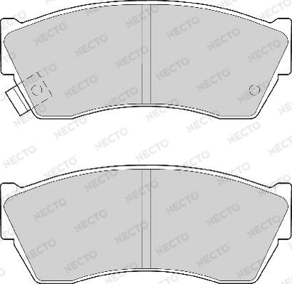 Necto FD6560A - Тормозные колодки, дисковые, комплект autospares.lv