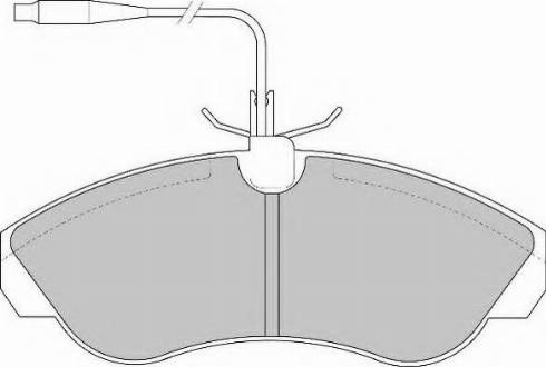 Necto FD6522N - Тормозные колодки, дисковые, комплект autospares.lv