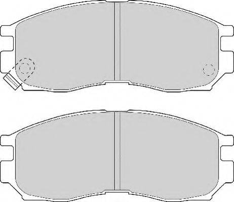 Necto FD6574N - Тормозные колодки, дисковые, комплект autospares.lv