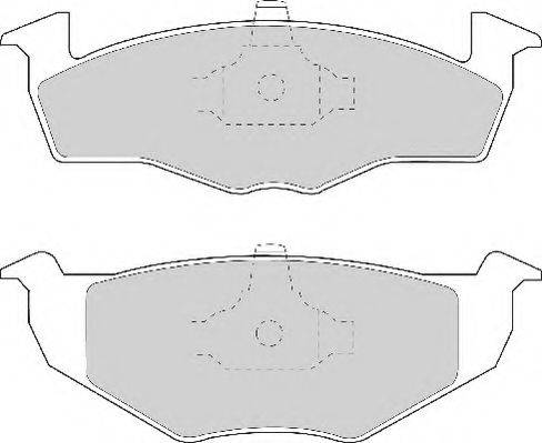 Necto FD6680N - Тормозные колодки, дисковые, комплект autospares.lv