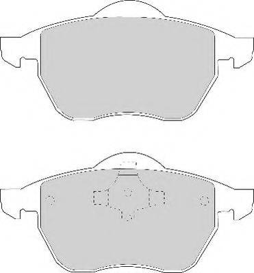 Necto FD6632N - Тормозные колодки, дисковые, комплект autospares.lv