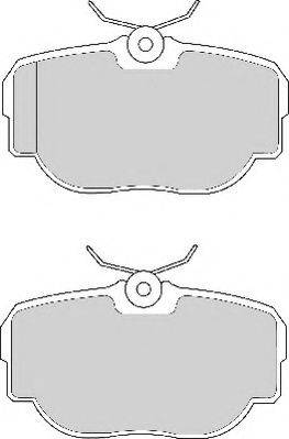 Necto FD6628N - Тормозные колодки, дисковые, комплект autospares.lv