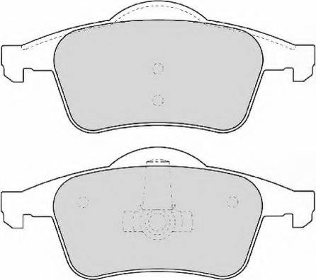 Necto FD6856N - Тормозные колодки, дисковые, комплект autospares.lv