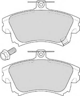 Necto FD6857N - Тормозные колодки, дисковые, комплект autospares.lv