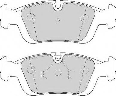 Necto FD6838N - Тормозные колодки, дисковые, комплект autospares.lv