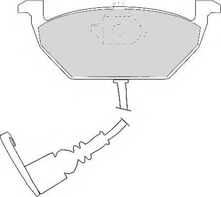 Necto FD6873N - Тормозные колодки, дисковые, комплект autospares.lv