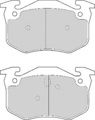 Necto FD6373N - Тормозные колодки, дисковые, комплект autospares.lv