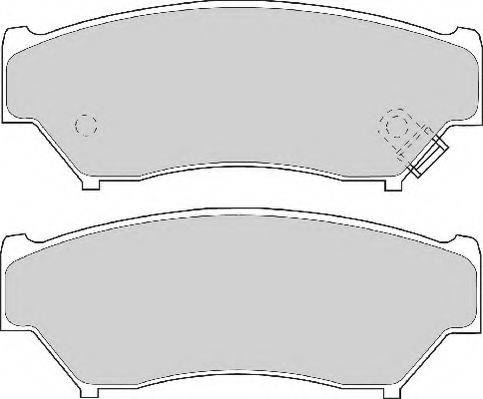 Necto FD6745N - Тормозные колодки, дисковые, комплект autospares.lv