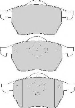 Necto FD6764N - Тормозные колодки, дисковые, комплект autospares.lv