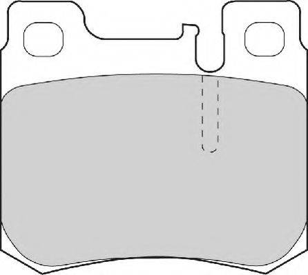 Necto FD6706N - Тормозные колодки, дисковые, комплект autospares.lv