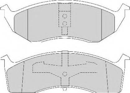 Necto FD6713N - Тормозные колодки, дисковые, комплект autospares.lv