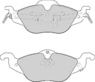 Necto FD6788N - Тормозные колодки, дисковые, комплект autospares.lv