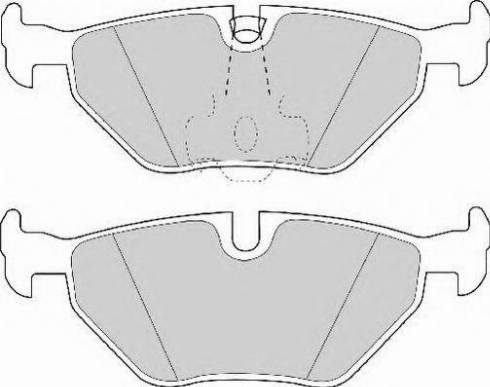 Necto FD6739N - Тормозные колодки, дисковые, комплект autospares.lv