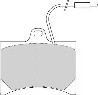 Necto FD160E - Тормозные колодки, дисковые, комплект autospares.lv