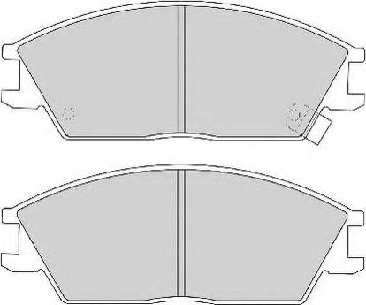 Necto FD897N - Тормозные колодки, дисковые, комплект autospares.lv