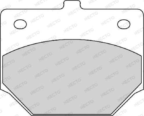 Necto FD879A - Тормозные колодки, дисковые, комплект autospares.lv