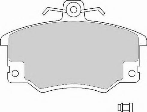 Necto FD221N - Тормозные колодки, дисковые, комплект autospares.lv