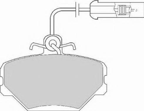 Necto FD222N - Тормозные колодки, дисковые, комплект autospares.lv