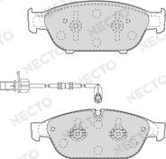 Necto FD7539A - Тормозные колодки, дисковые, комплект autospares.lv