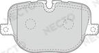 Necto FD7525A - Тормозные колодки, дисковые, комплект autospares.lv