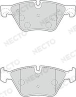 Necto FD7526A - Тормозные колодки, дисковые, комплект autospares.lv