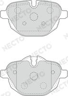 Necto FD7521A - Тормозные колодки, дисковые, комплект autospares.lv