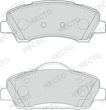 Necto FD7657A - Тормозные колодки, дисковые, комплект autospares.lv