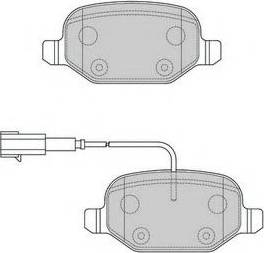 Necto FD7627A - Тормозные колодки, дисковые, комплект autospares.lv