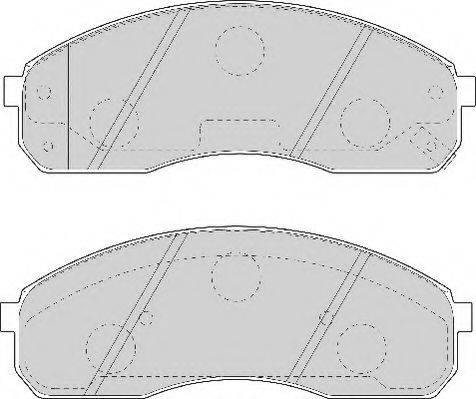 Necto FD7047N - Тормозные колодки, дисковые, комплект autospares.lv