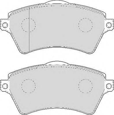 Necto FD7000N - Тормозные колодки, дисковые, комплект autospares.lv